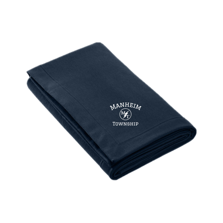 SCELSH01-25 MT Logo Navy Fleece Stadium Blanket