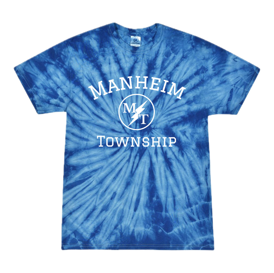 SCELSH01-14 MT Logo Spider Royal Tie Dye Tee