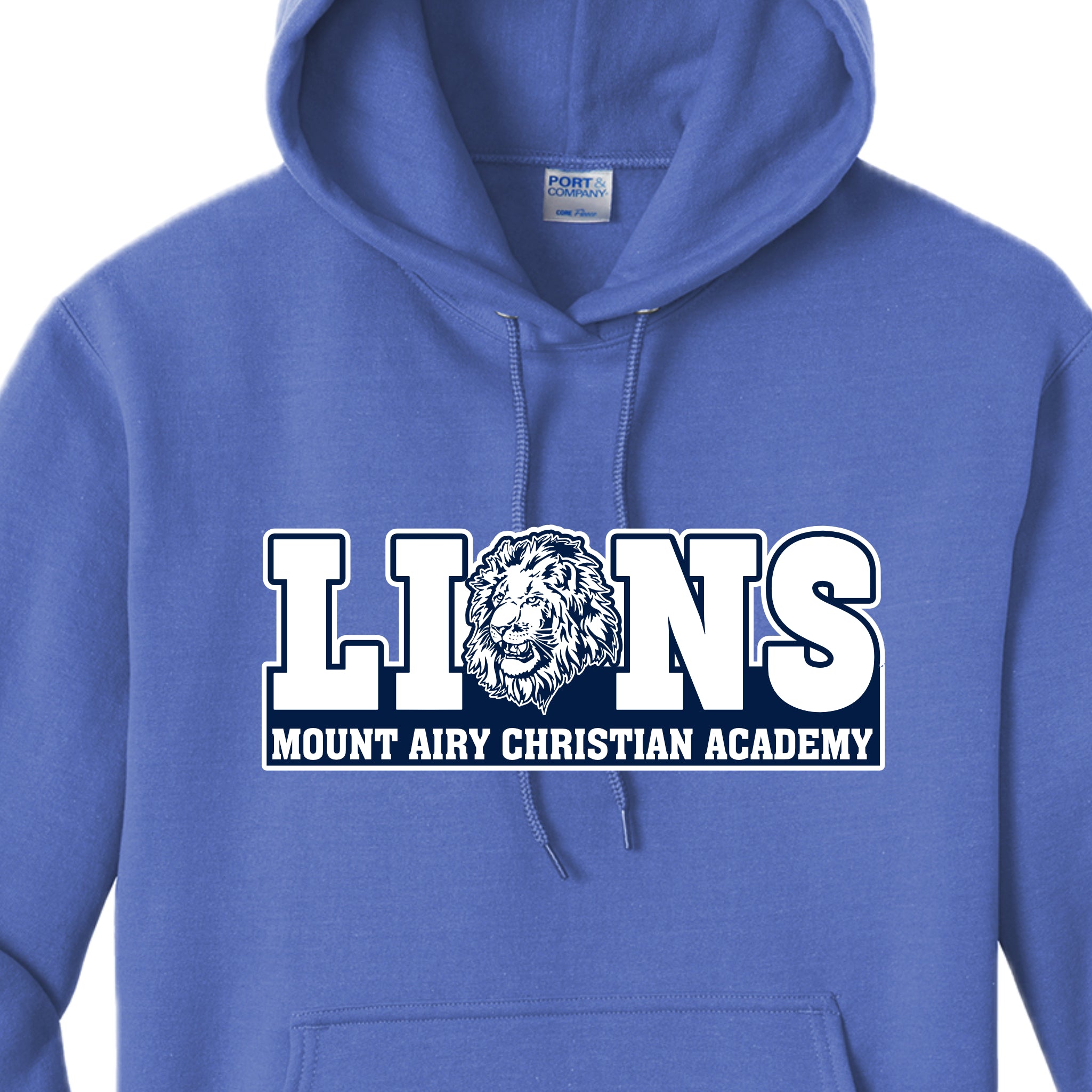MACA074 Columbia Blue Lions Hoody