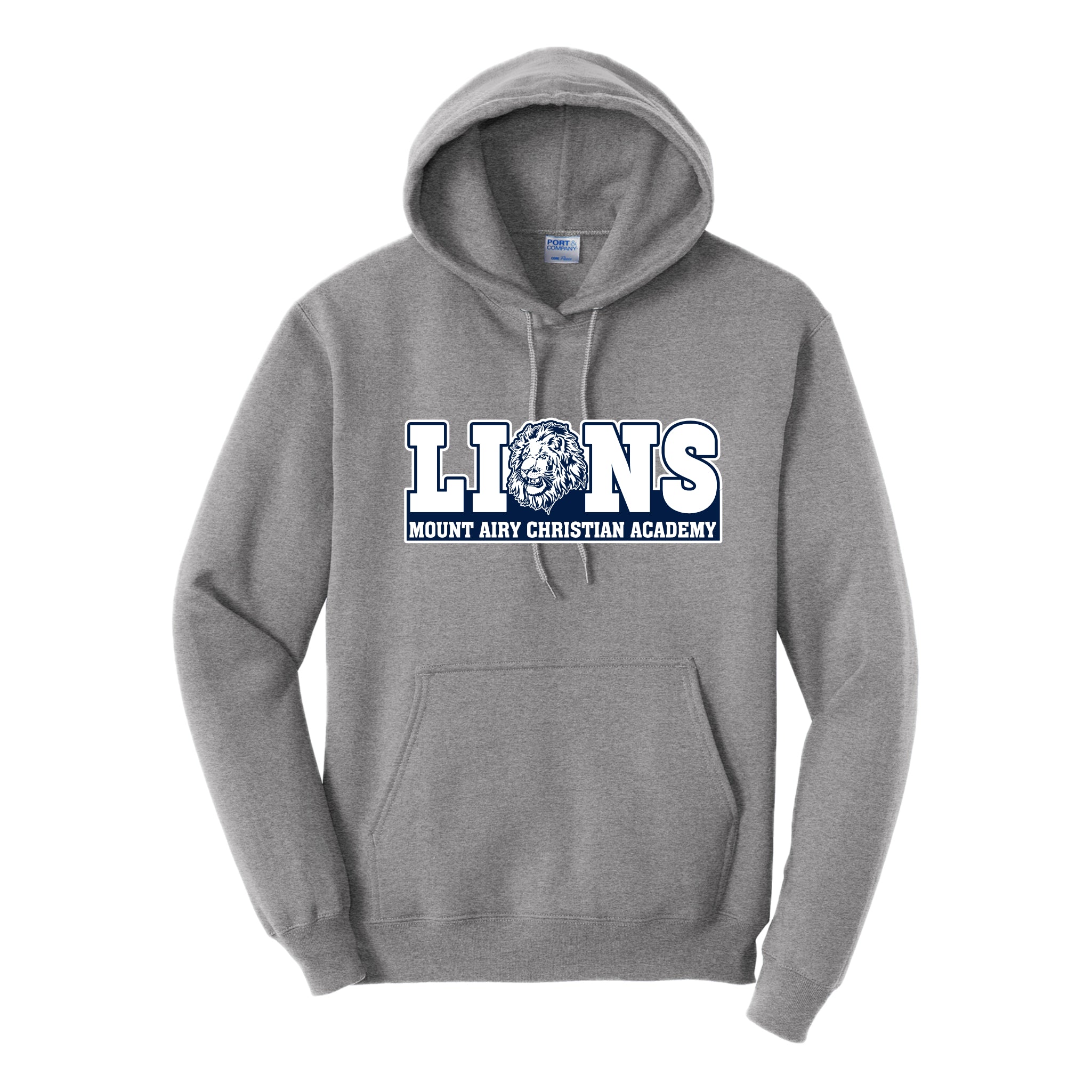MACA073 Sp Grey Lions Hoody