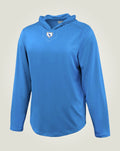 LSYS01 - 033 Royal Long Sleeve Hooded T-Shirt