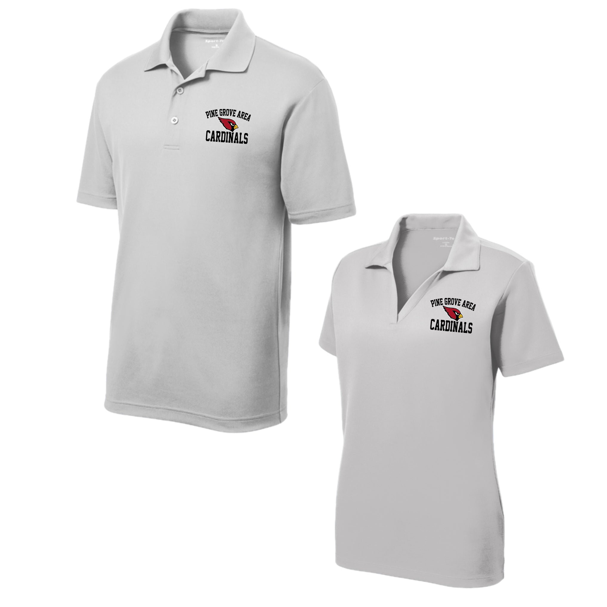 PGASH02-18 Men's/Ladie's Silver Polo