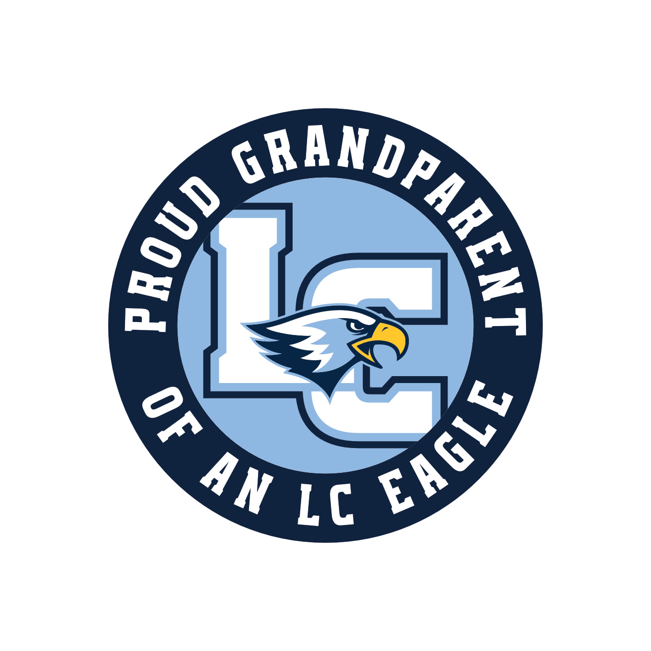 LCS011 - 5" Proud Parent / Grandparent Car Magnet