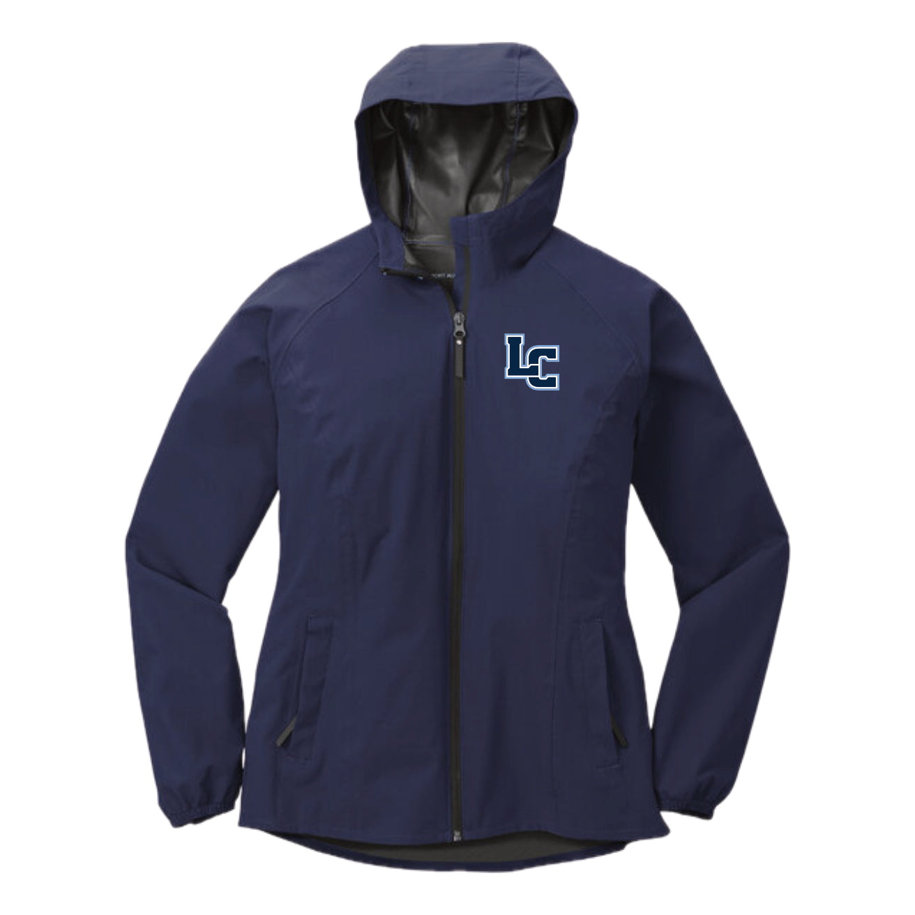 LCS109 - Navy Women's Essential Rain Jacket