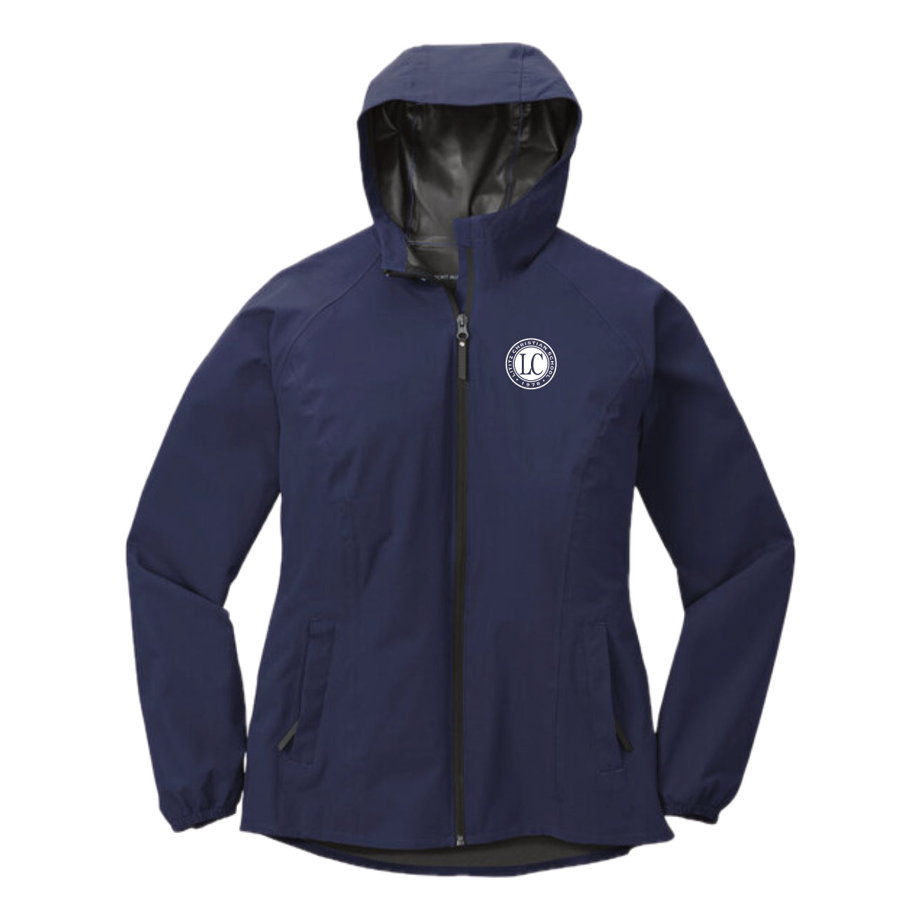 LCS109 - Navy Women's Essential Rain Jacket