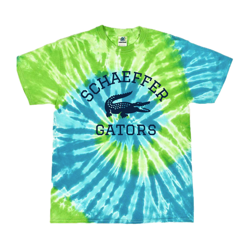 SCELSH01-05 Gators Logo St. Lucia Tie Dye Tee