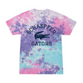 SCELSH01-07 Gators Logo Cotton Candy Tie Dye Tee