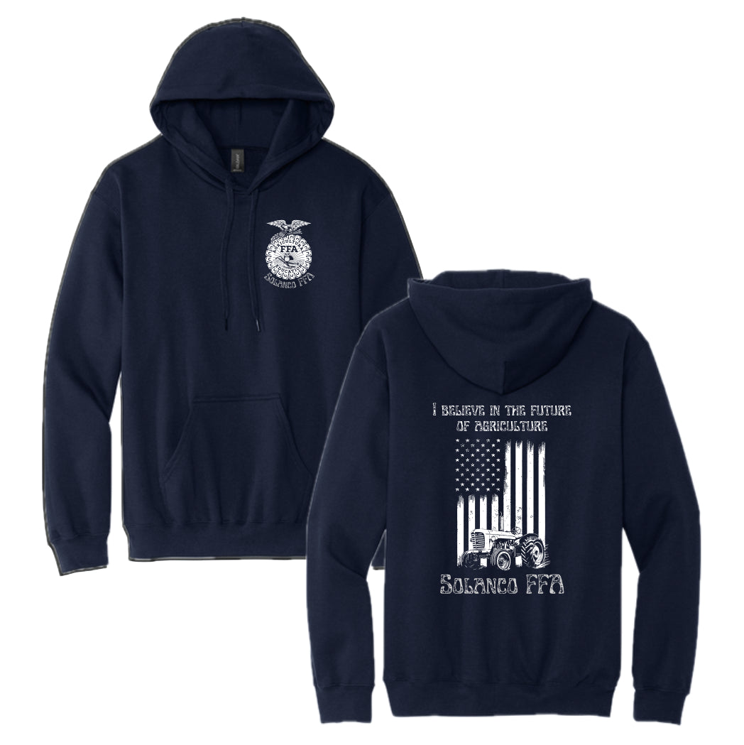 SOFFASH02-10 Navy Hooded Sweatshirt