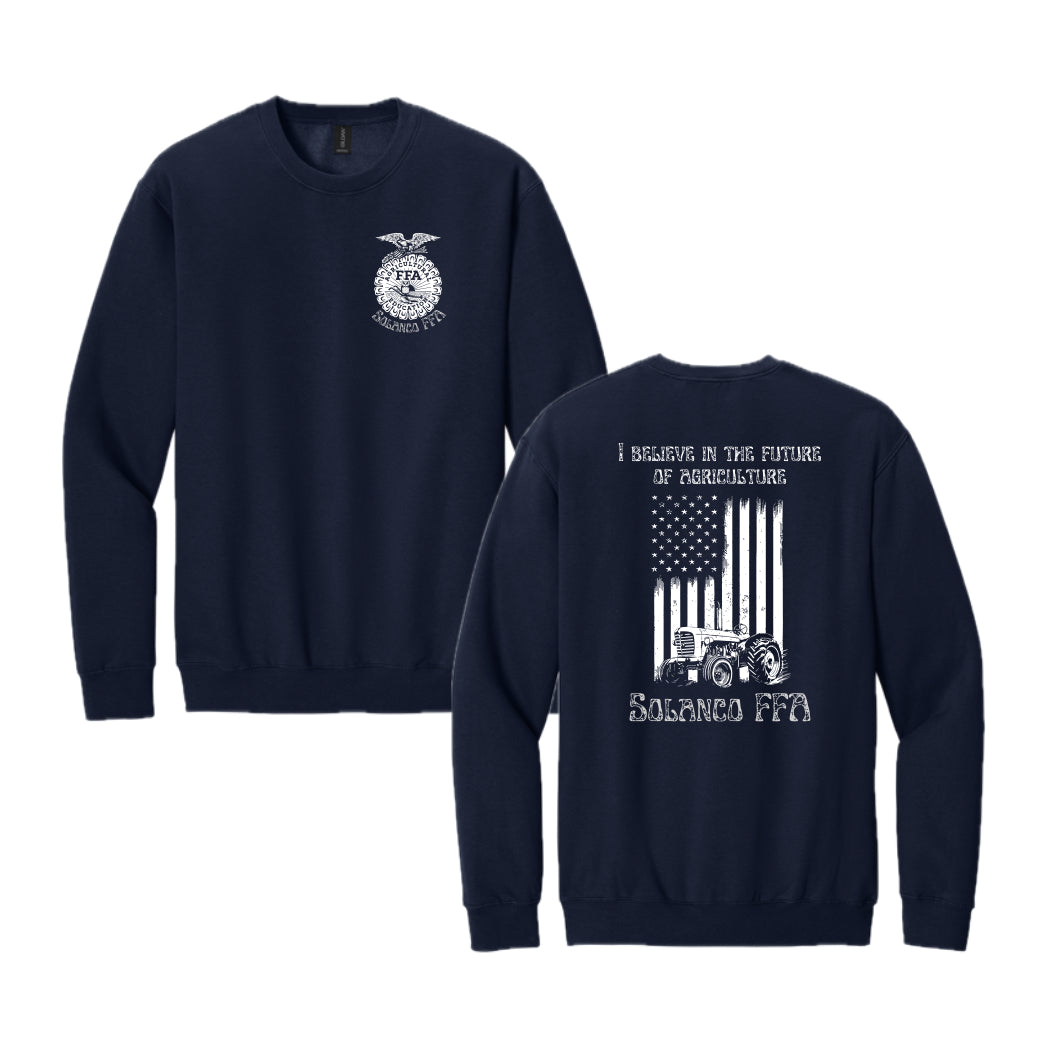 SOFFASH02-09 Navy Crew Sweatshirt