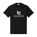 LCS085 - Black Soccer Short Sleeve Tee