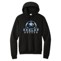 LCS086 - Black Soccer Hooded Sweatshirt