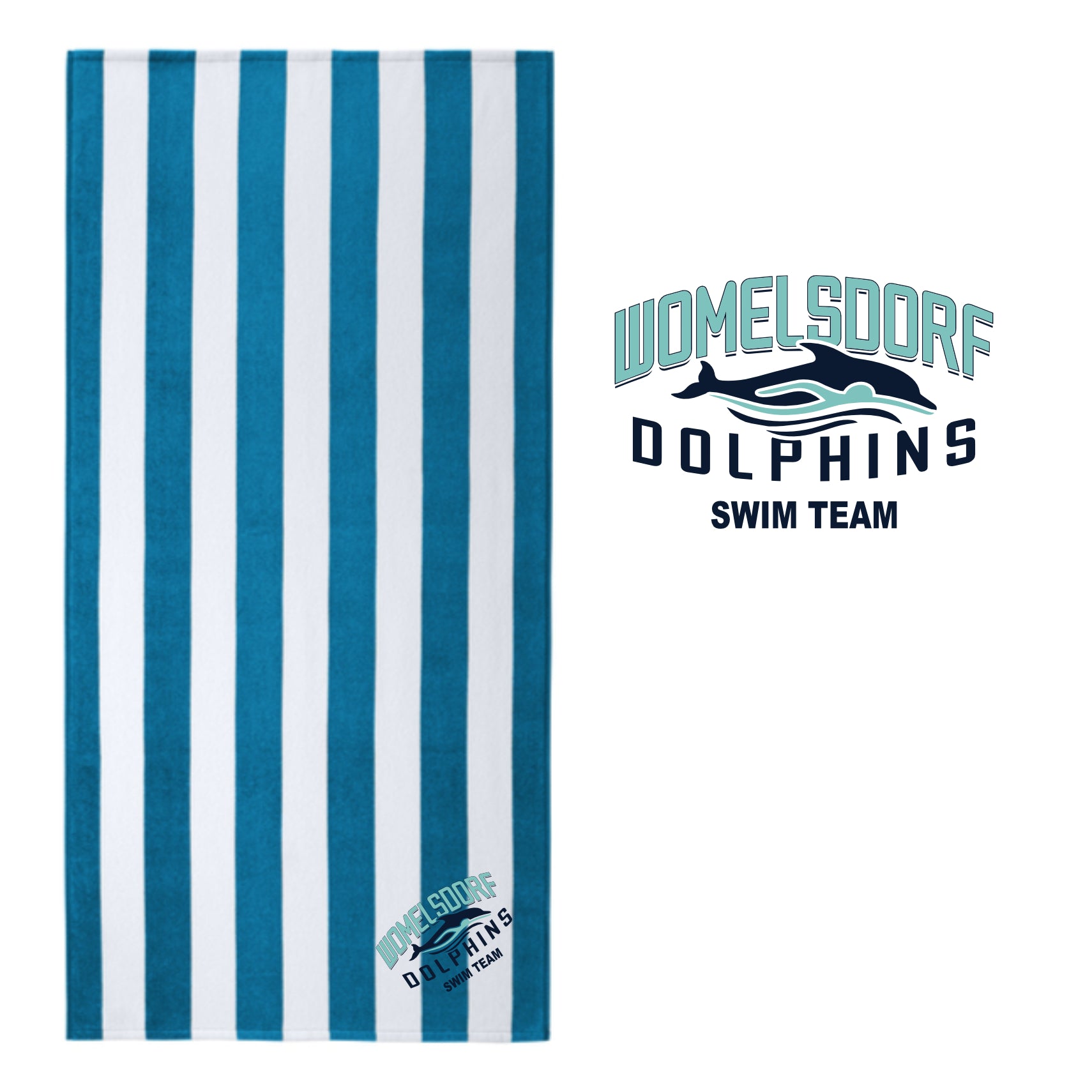 WDSTSH01 - 10 Stripe Cabana Beach Gtel