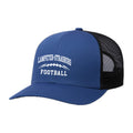 LSYF-51 Ocean Blue / Lt Charcoal / Ocean Blue Adjustable Trucker Hat