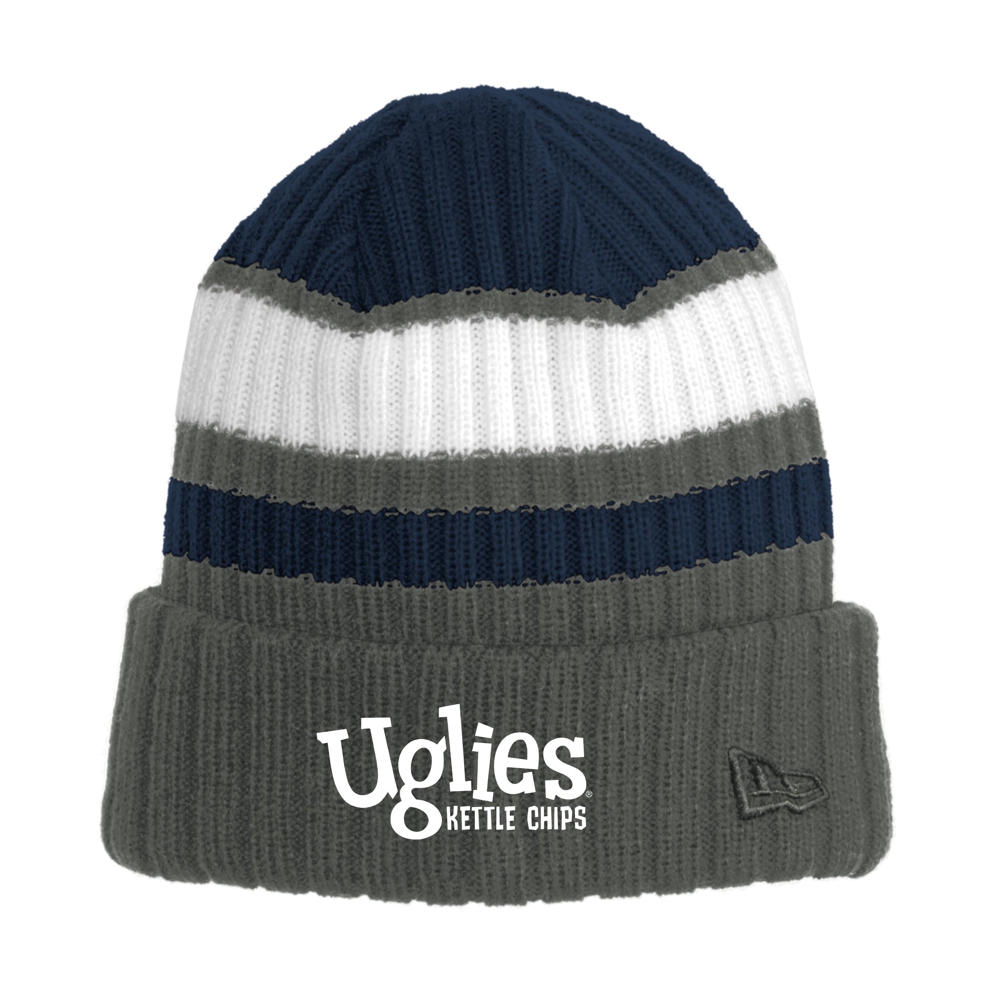 UG008 New Era Navy/Graphite Beanie