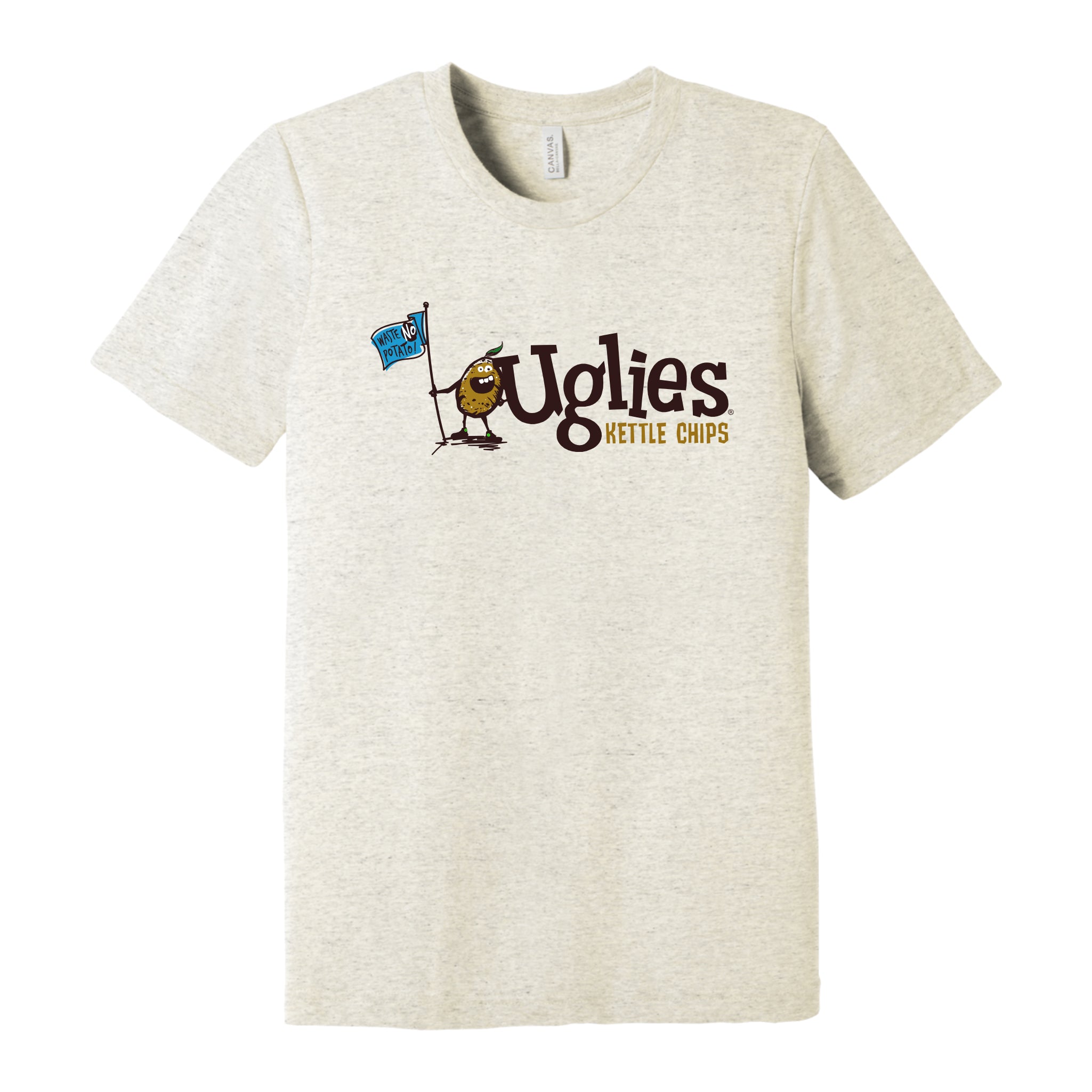 DBACH008 Uglies Oatmeal Heather Logo Tee