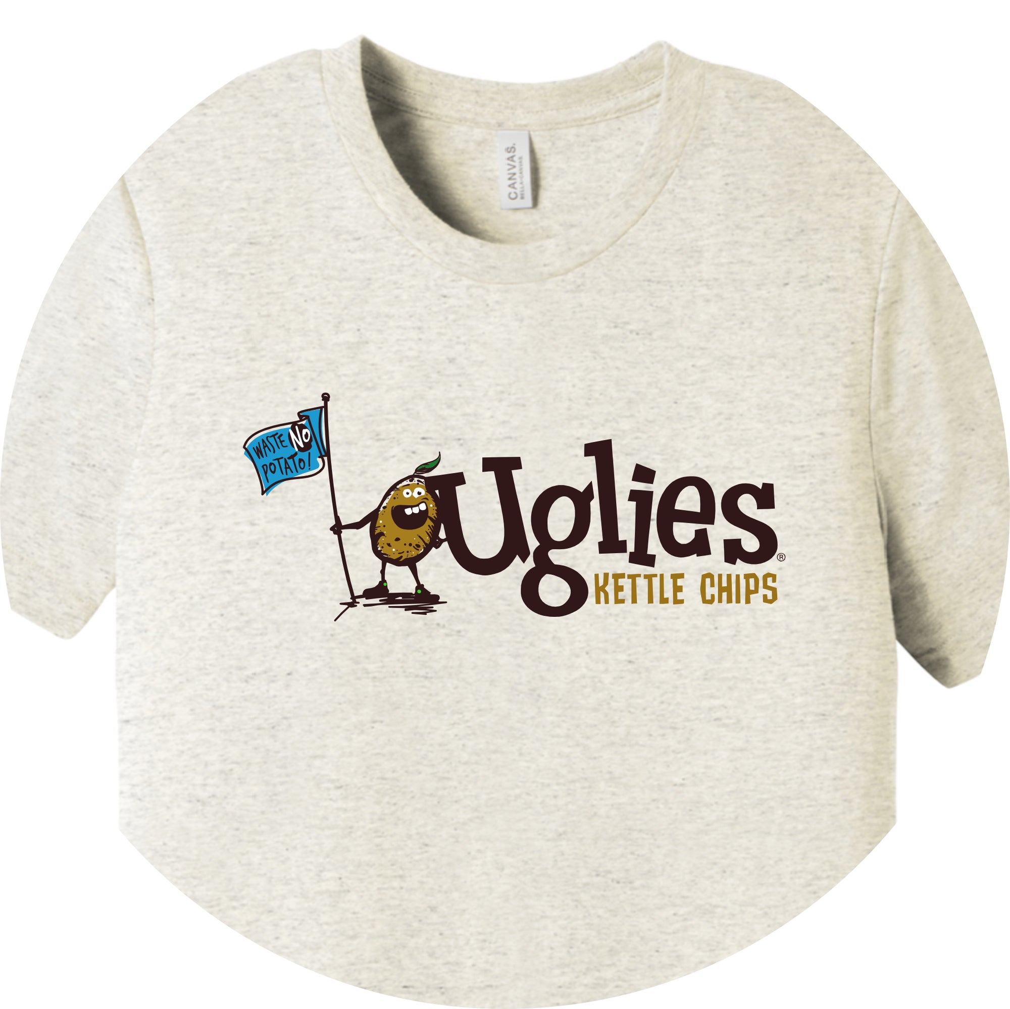 DBACH008 Uglies Oatmeal Heather Logo Tee