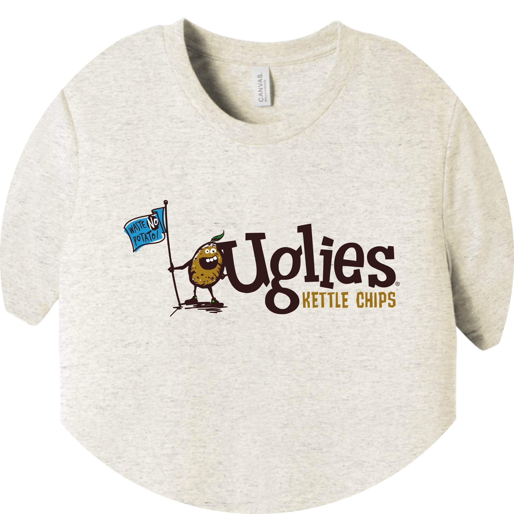 DBACH008 Uglies Oatmeal Heather Logo Tee