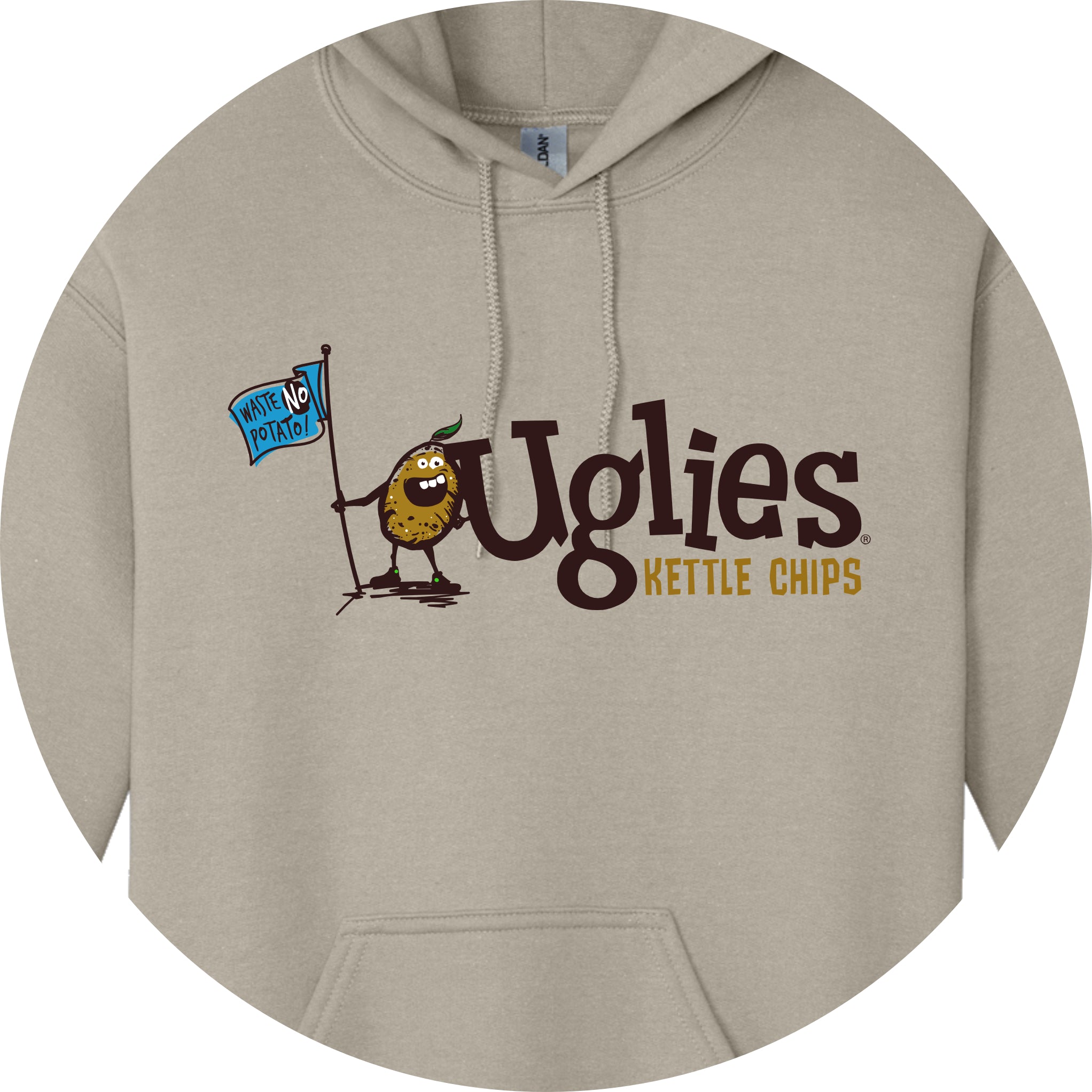 DBACH009 Uglies Sand Logo Hoody