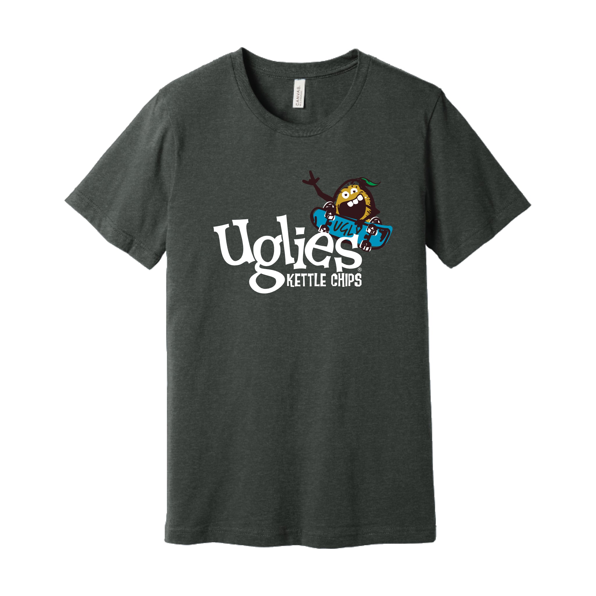 DBACH006 Uglies Deep Heather Grey Skater Tee