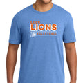 LCCSSP-05 VOLLEYBALL Carolina Blue Heather Short Sleeve Triblend