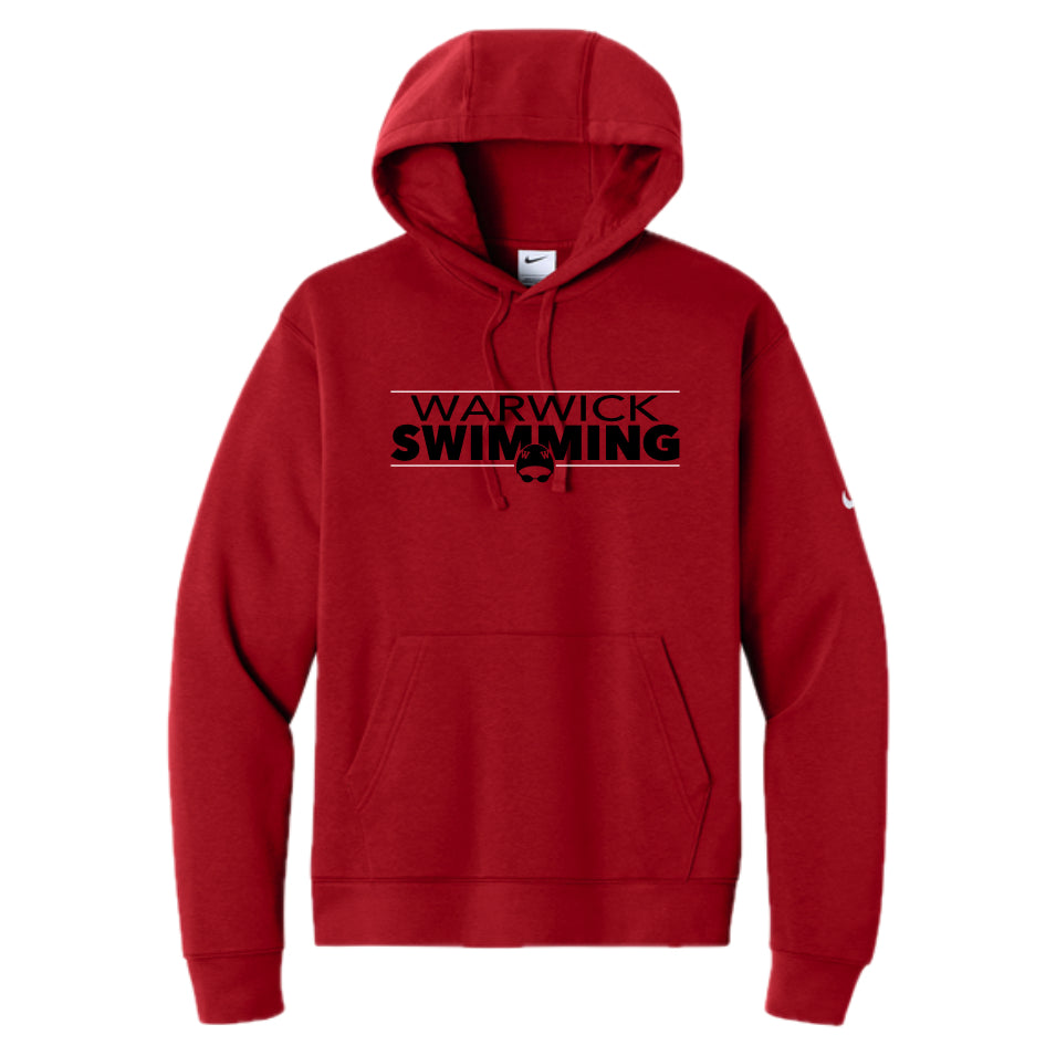 WARSWSH01-14 Red Nike Fleece Hooded Sweatshirt