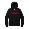 WARSWSH01-17 Ladies Black Nike Fleece Hooded Sweatshirt
