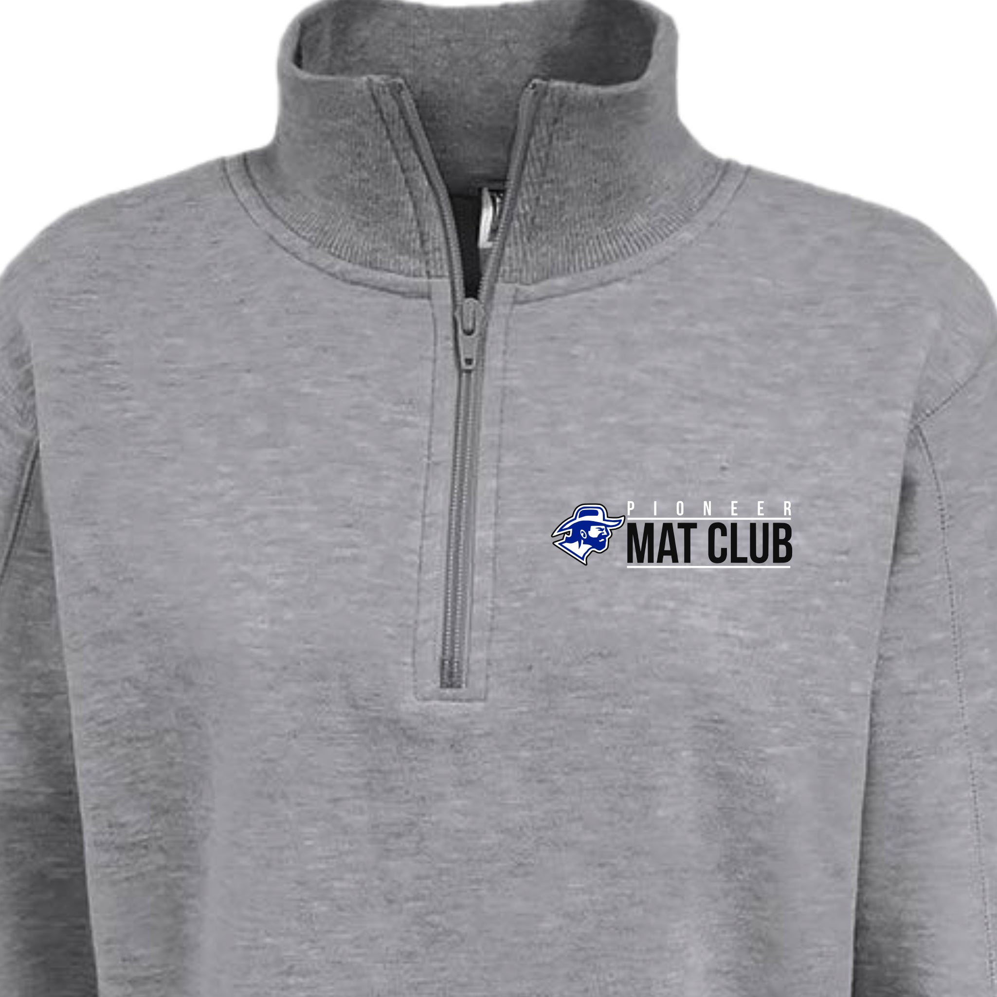 PMCSH212 Grey 1/4 Zip Sweatshirt
