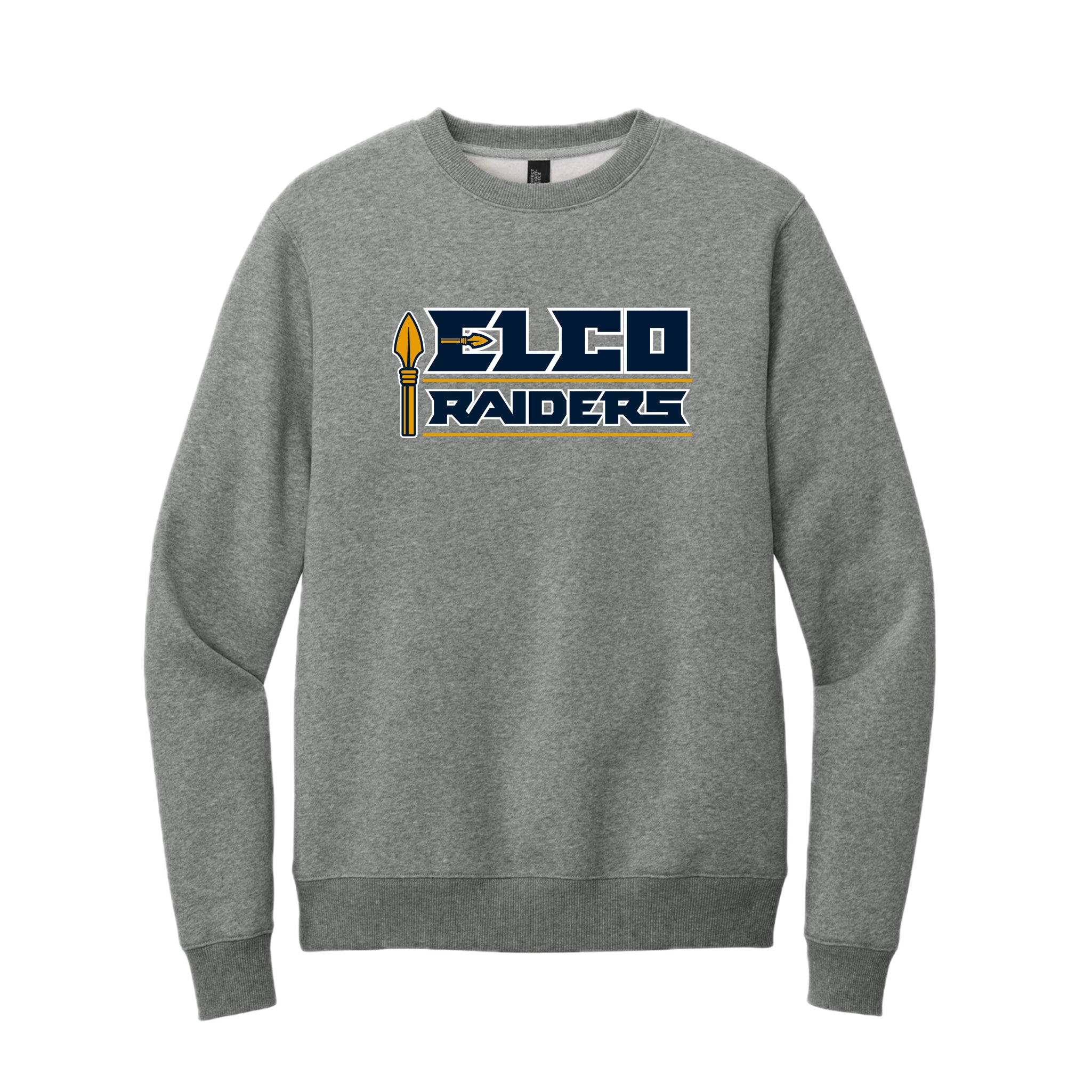 25584-012 Heathered Steel Raider Crew Sweatshirt