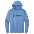 COM012 Carolina Blue Hooded Sweatshirt