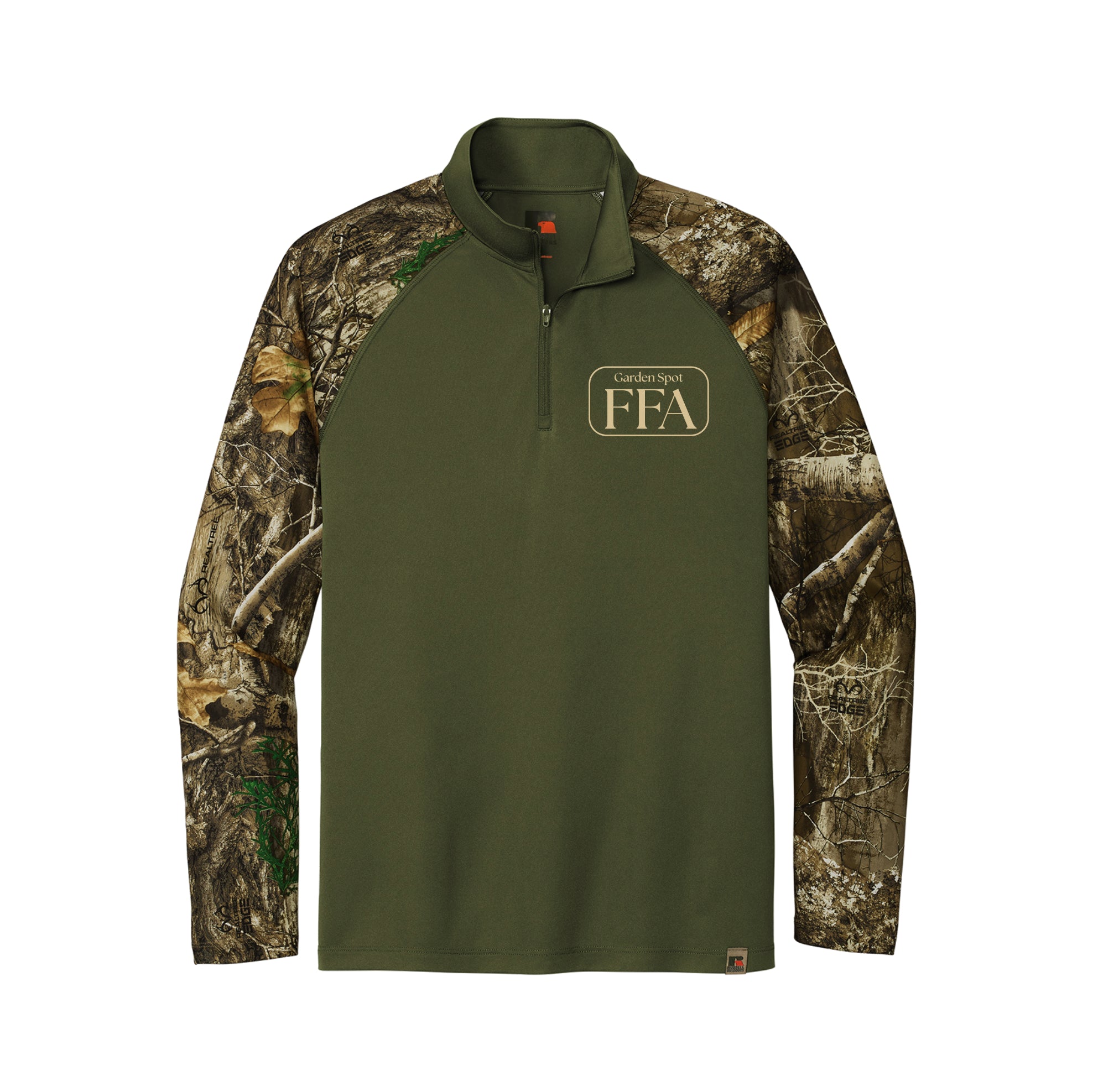 GSFFASH02 - 10 Olive Realtree Green 1/4 Zip