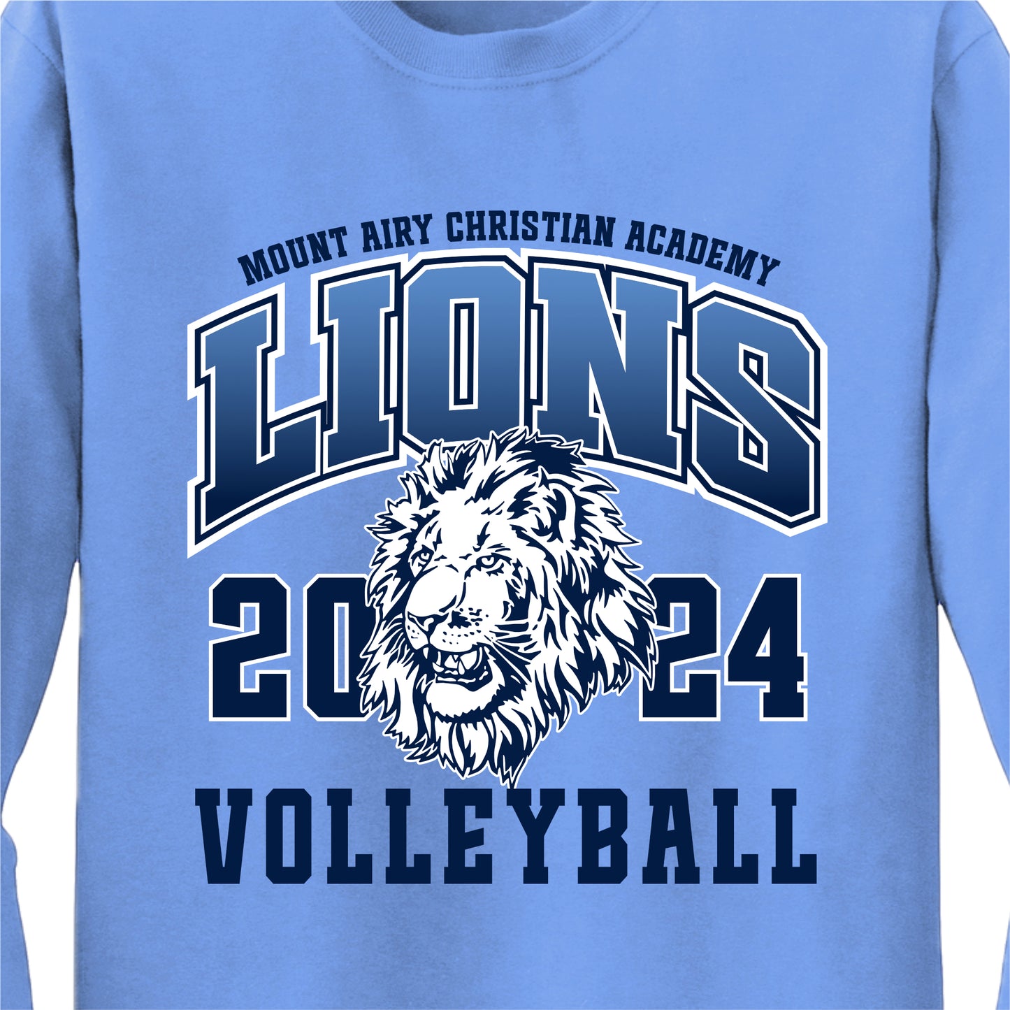 MACA034 Volleyball Long Sleeve Tee