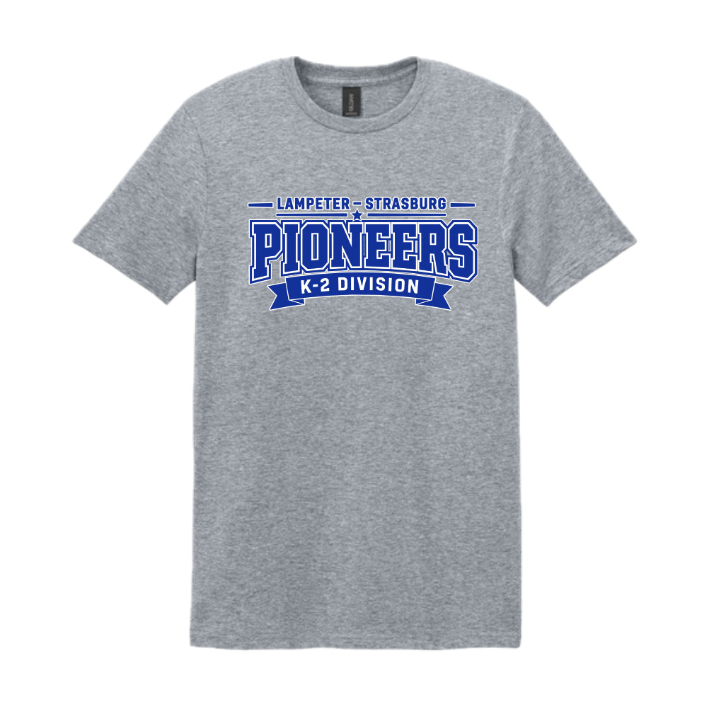 LSLAMELSH01 - 10 Grey Pioneers Soft T-Shirt