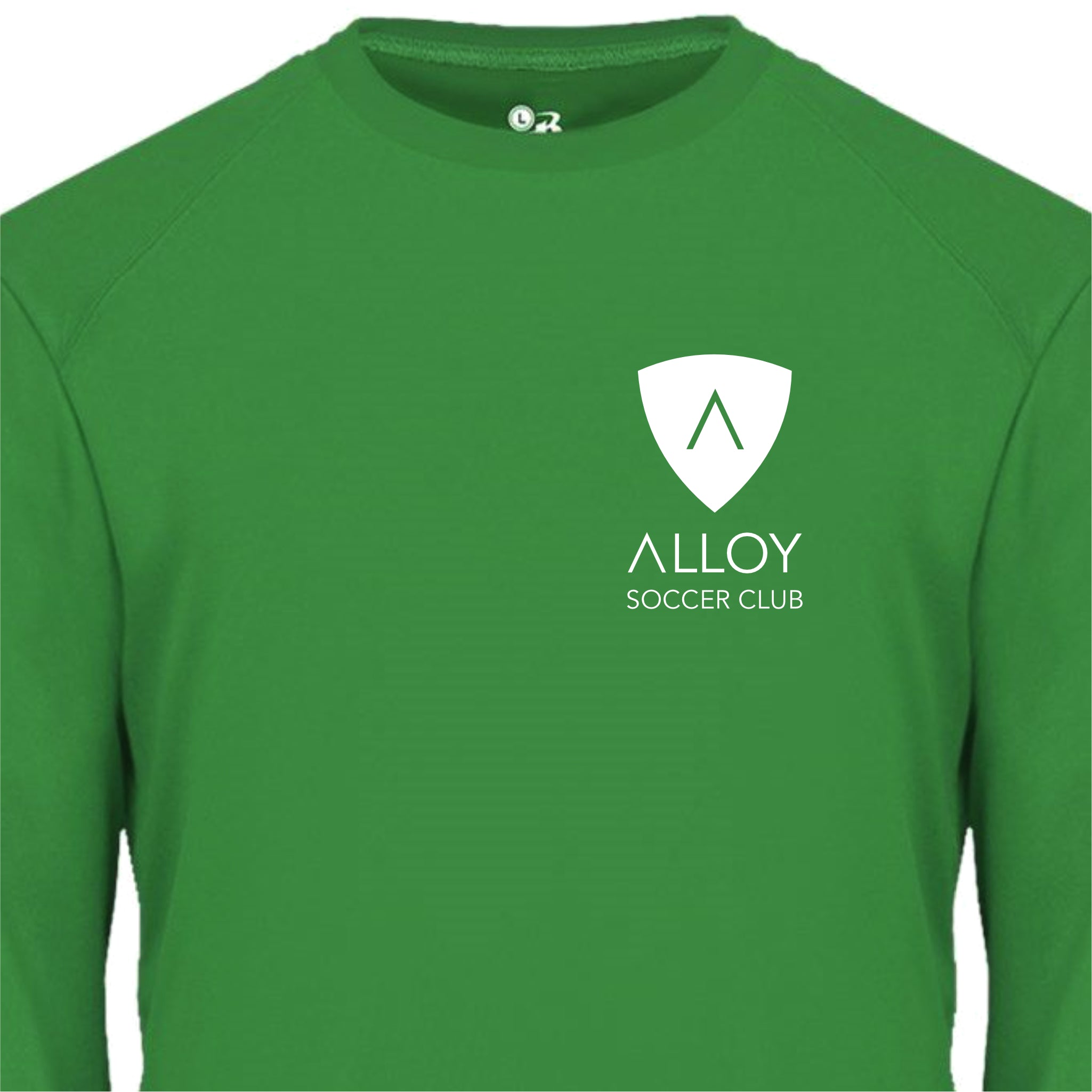 ASCSH01-04 Kelly Green Performance Long Sleeve Tee