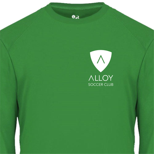ASCSH01-04 Kelly Green Performance Long Sleeve Tee