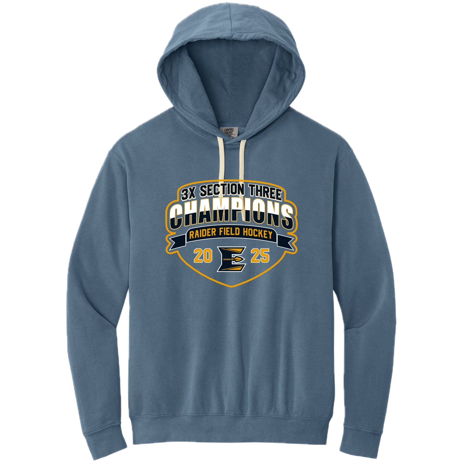 EFH04-10 Comfort Colors Blue Jean Hoody