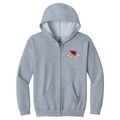 PGASH01 - 12 Athletic Grey Full Zip Hoodie