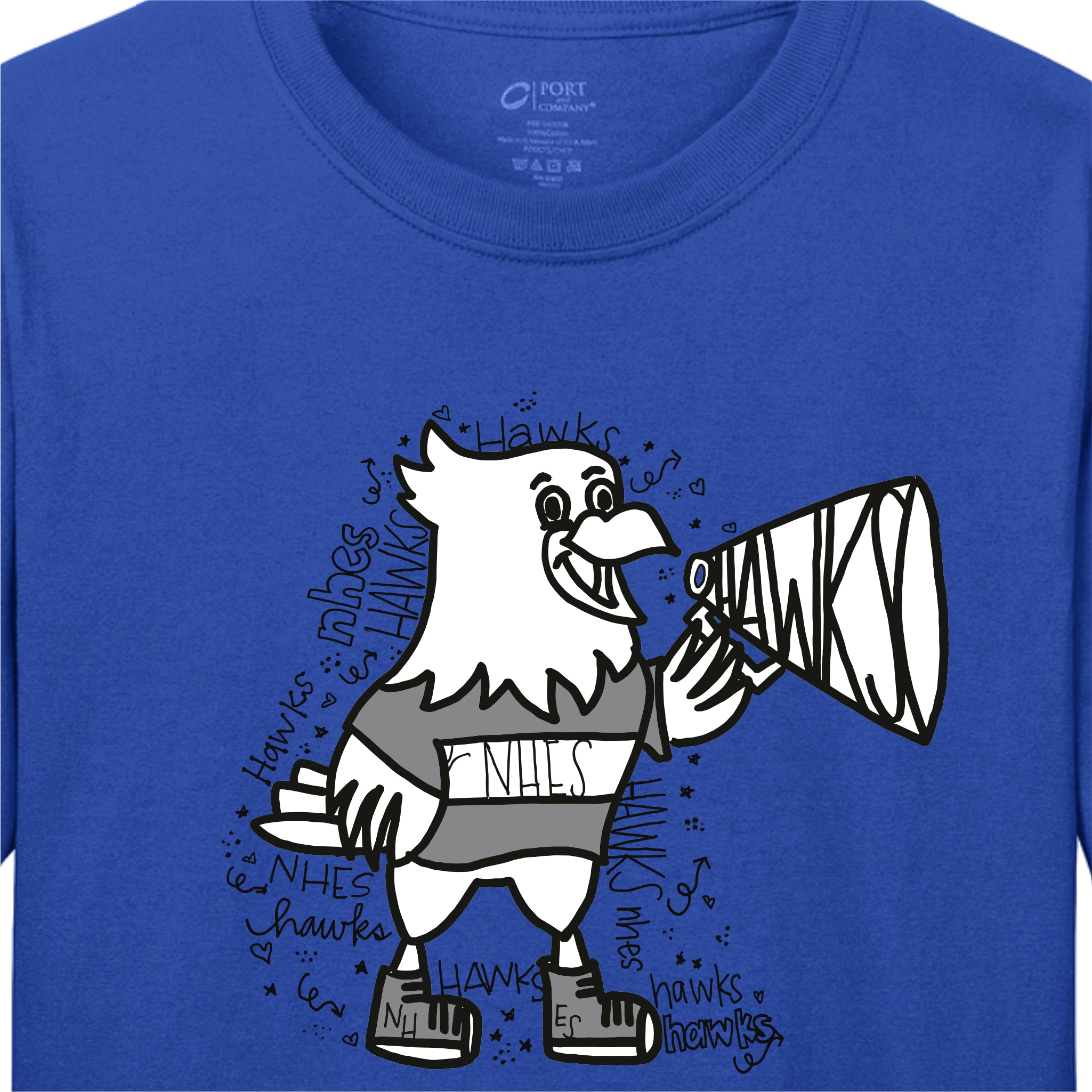 25335-05 Royal Long Sleeve Tee
