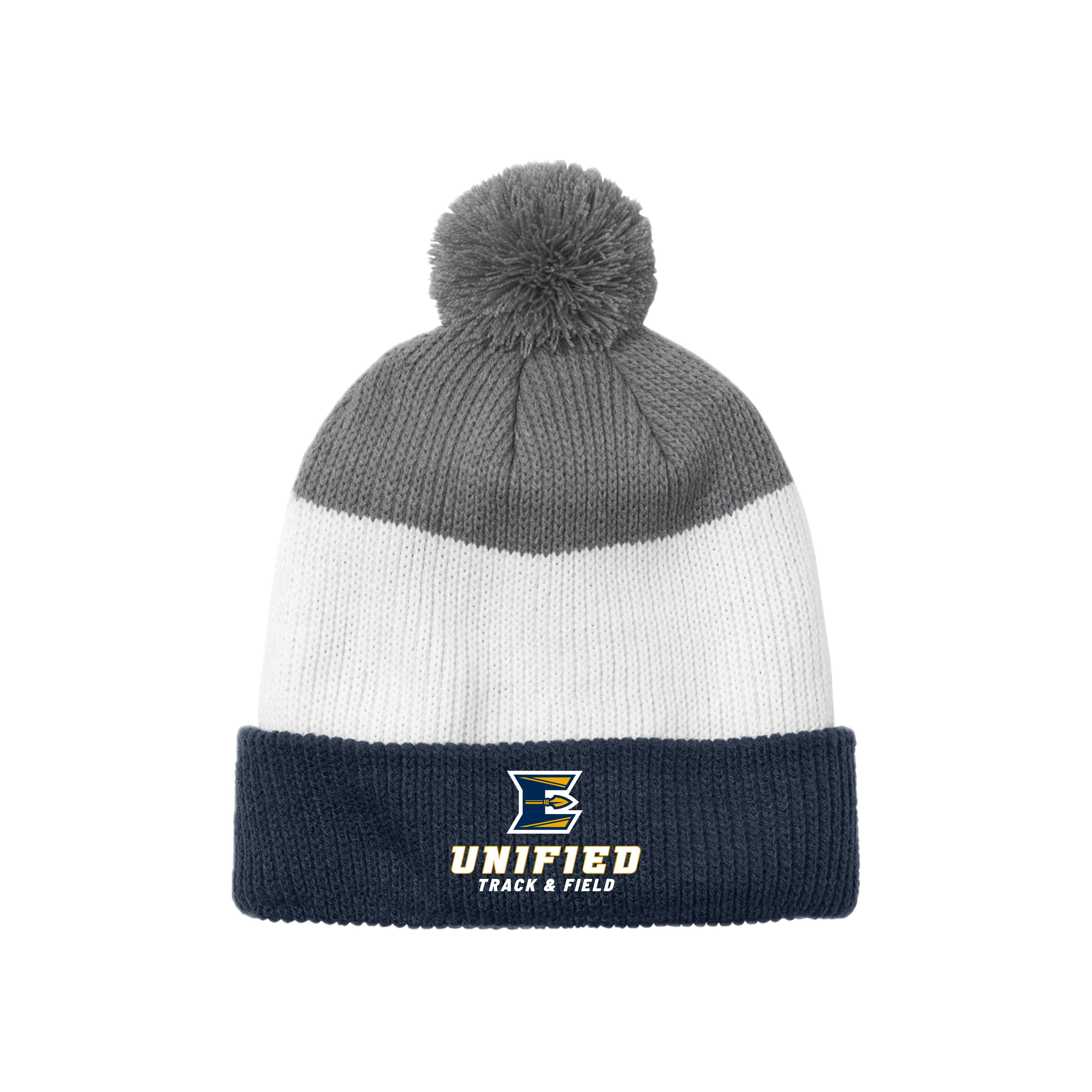 ELUNSH02-010 Navy/White/Grey Beanie