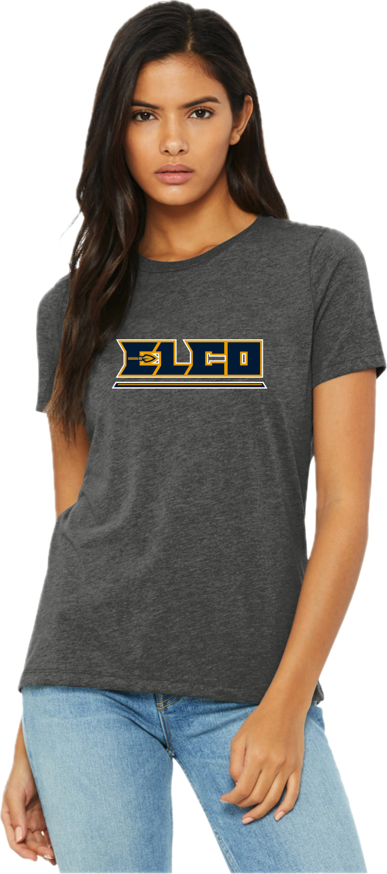 ELIS25-01 Women's Grey Triblend Short Sleeve