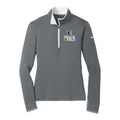 ETFSH04 10 Dk Grey/White Ladies Nike 1/4 Zip Cover Up