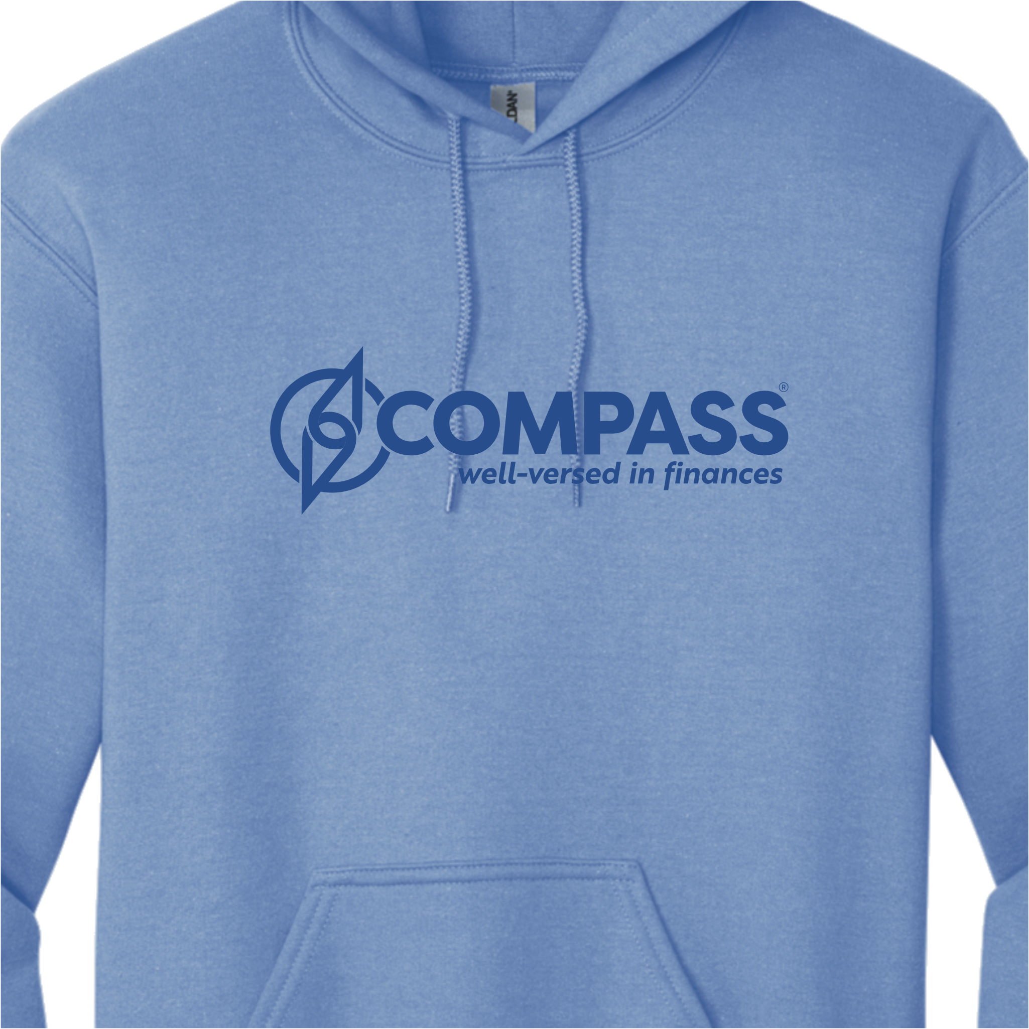 COM012 Carolina Blue Hooded Sweatshirt