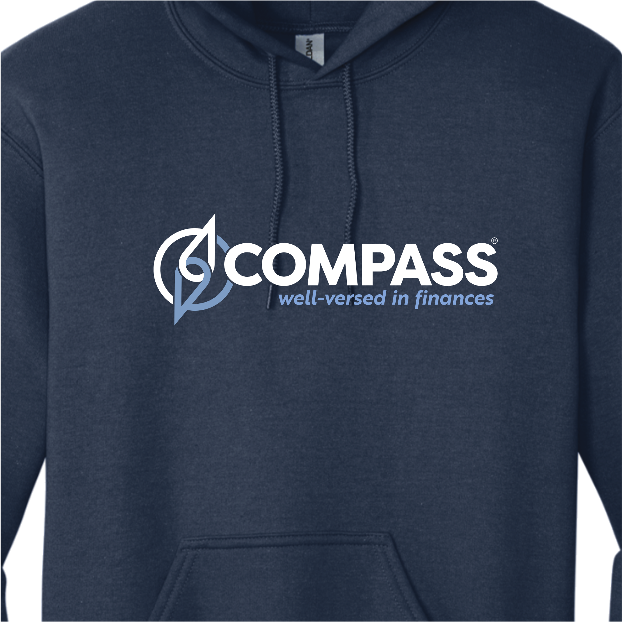 COM010 Navy Hooded Sweatshirt