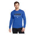 PBSH001 - 04 Nike Rush Blue Long Sleeve Tee
