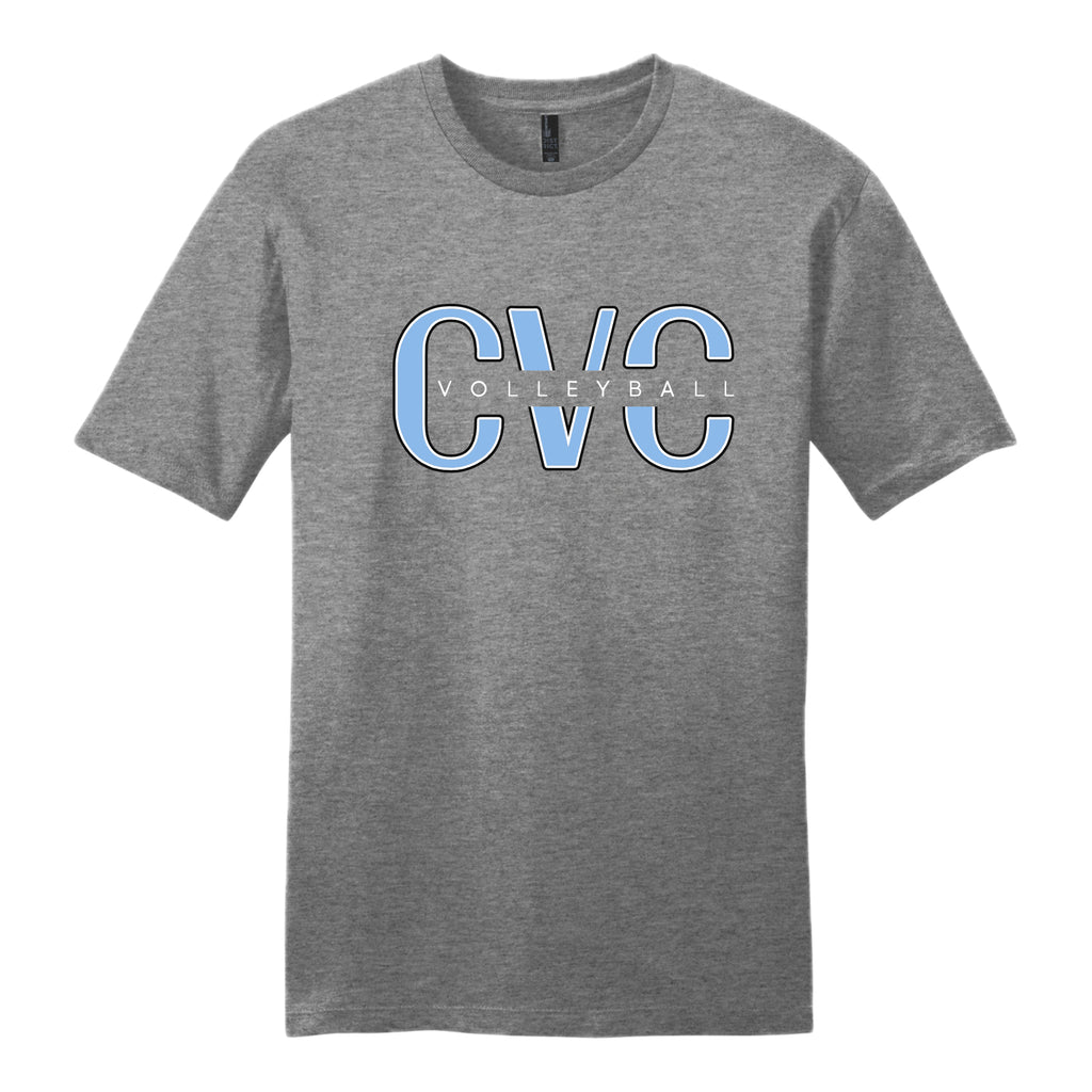 CVCSH02 - 09 Grey Frost Short Sleeve CVC Tee