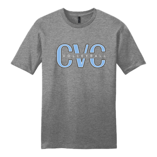 CVCSH01 - 09 Grey Frost Short Sleeve CVC Tee