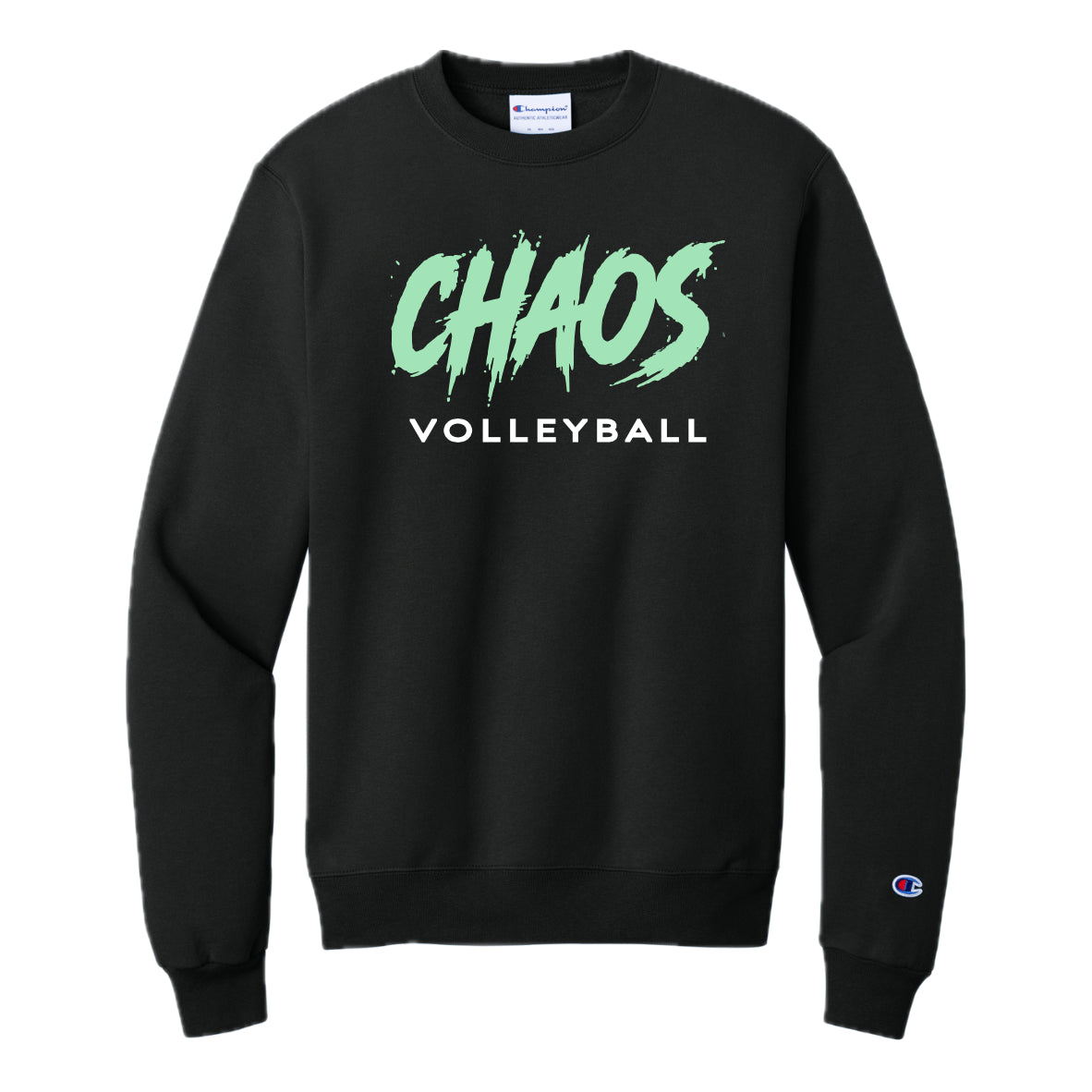 CCVOLSH01 - 13 Black Champion Crewneck Sweatshirt