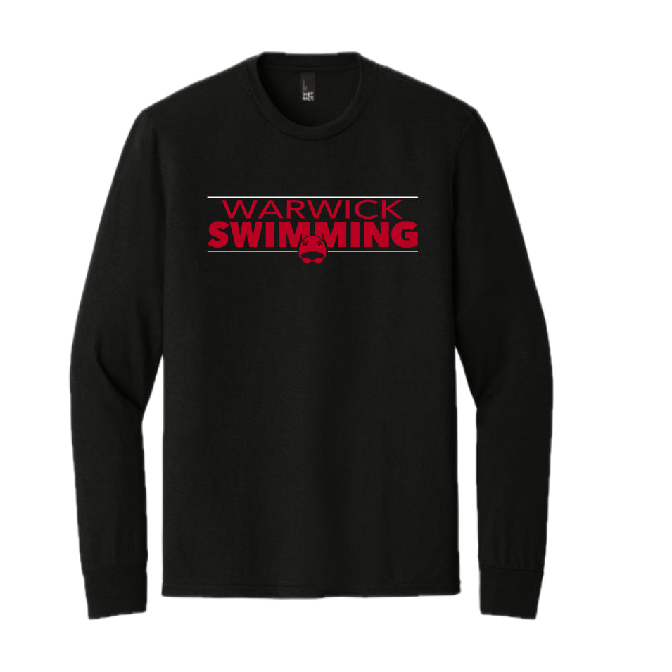 WARSWSH01-11 Black Triblend Long Sleeve Tee