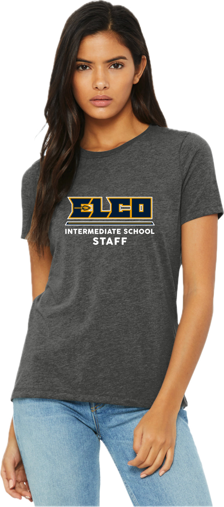 ELIS25-01 Women's Grey Triblend Short Sleeve