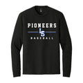 LSBSH04 - 26 Pioneers Black Triblend Long Sleeve Tee
