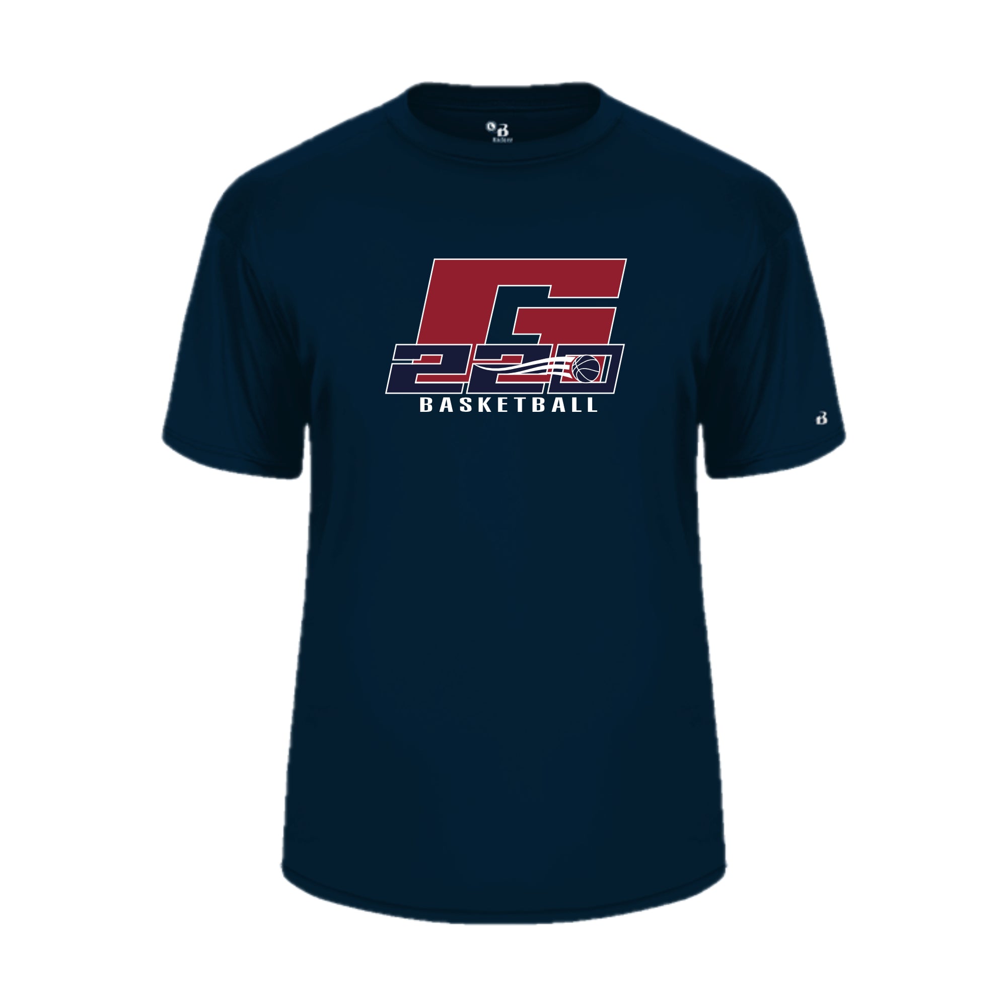 G220B0325-06 Navy Performance Short Sleeve Tee